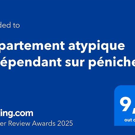 Appartement atypique indépendant sur péniche Metz Esterno foto