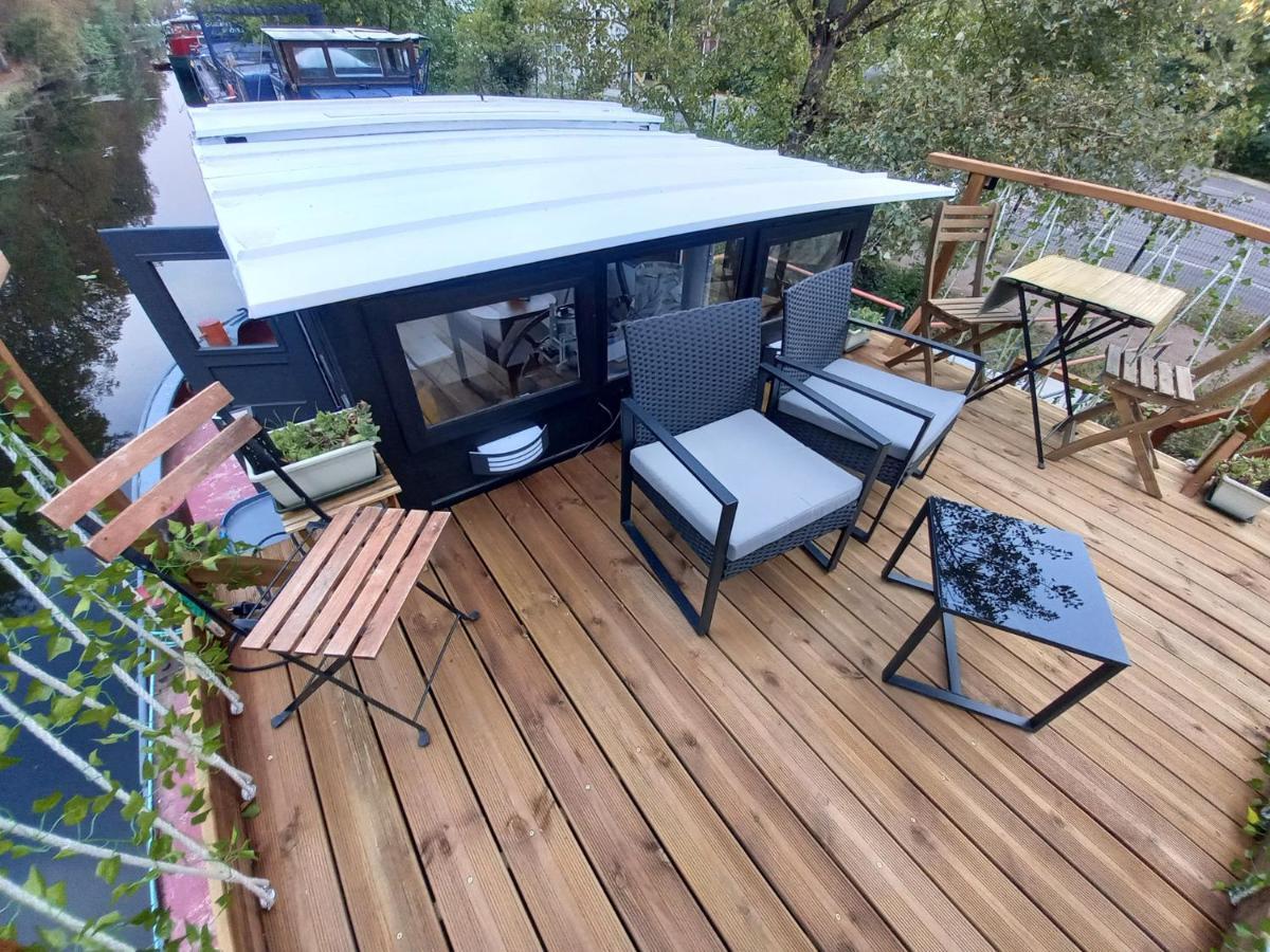 Appartement atypique indépendant sur péniche Metz Esterno foto