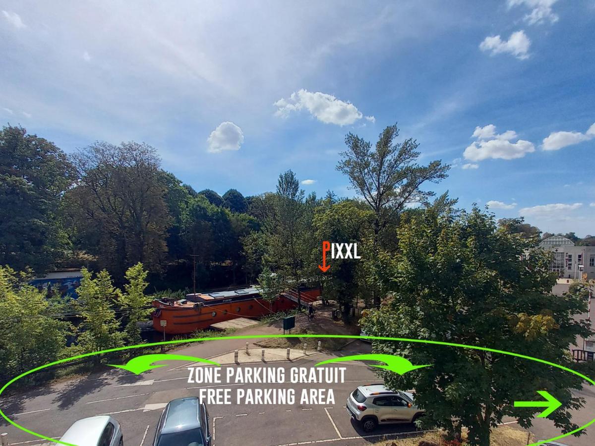 Appartement atypique indépendant sur péniche Metz Esterno foto