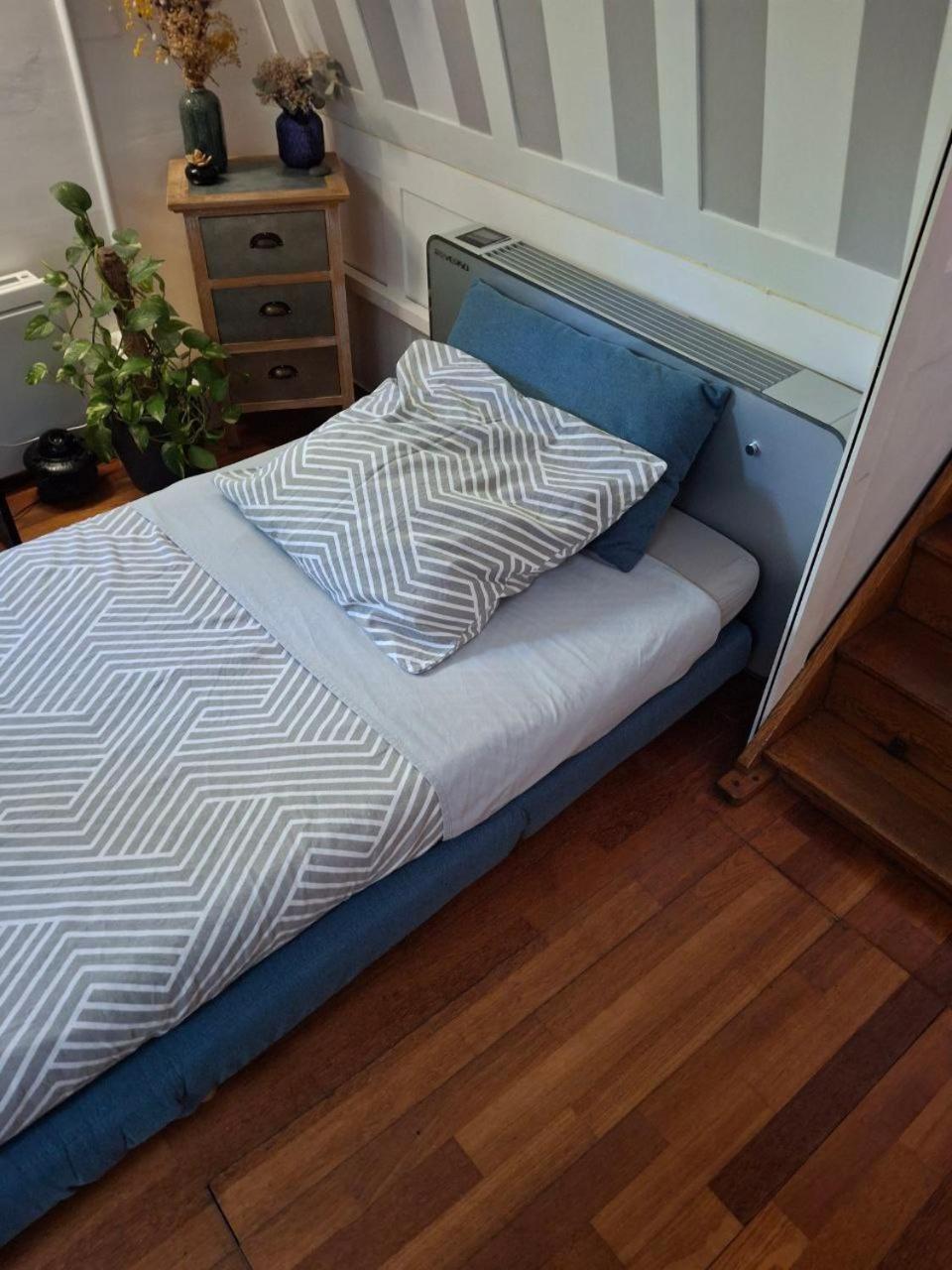 Appartement atypique indépendant sur péniche Metz Esterno foto