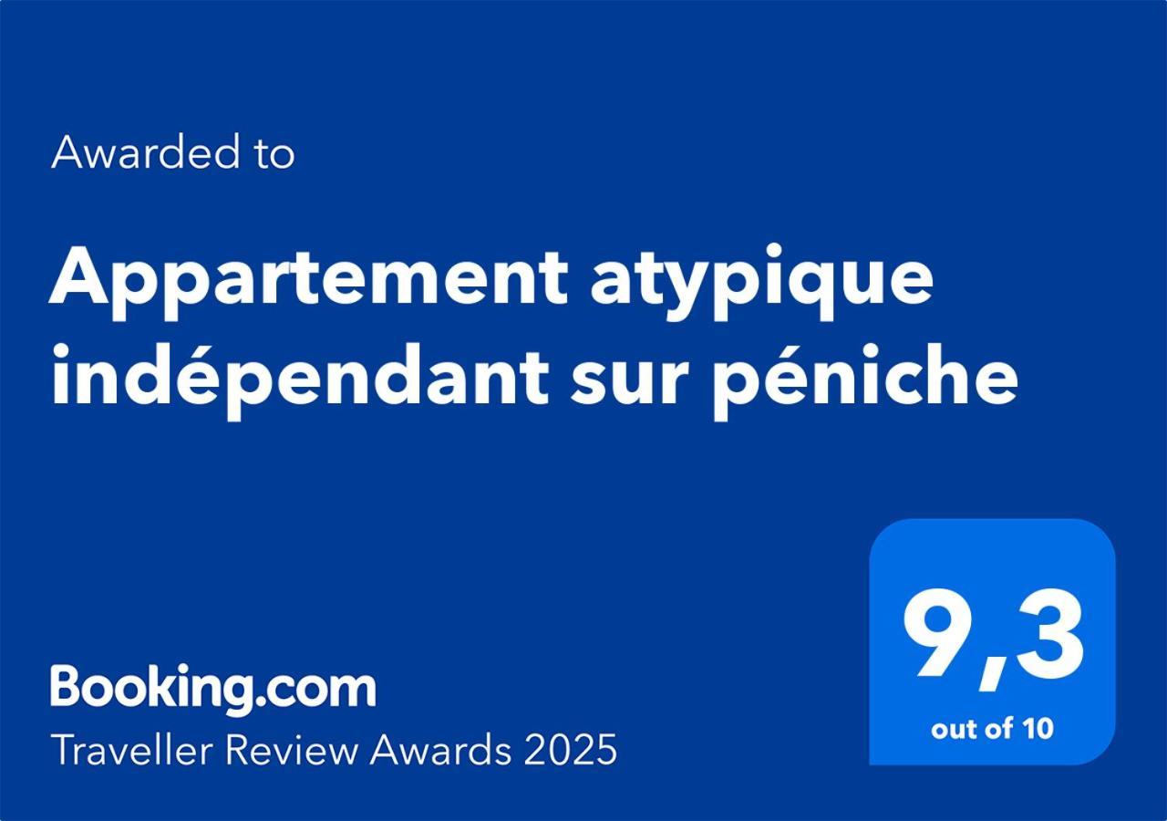 Appartement atypique indépendant sur péniche Metz Esterno foto